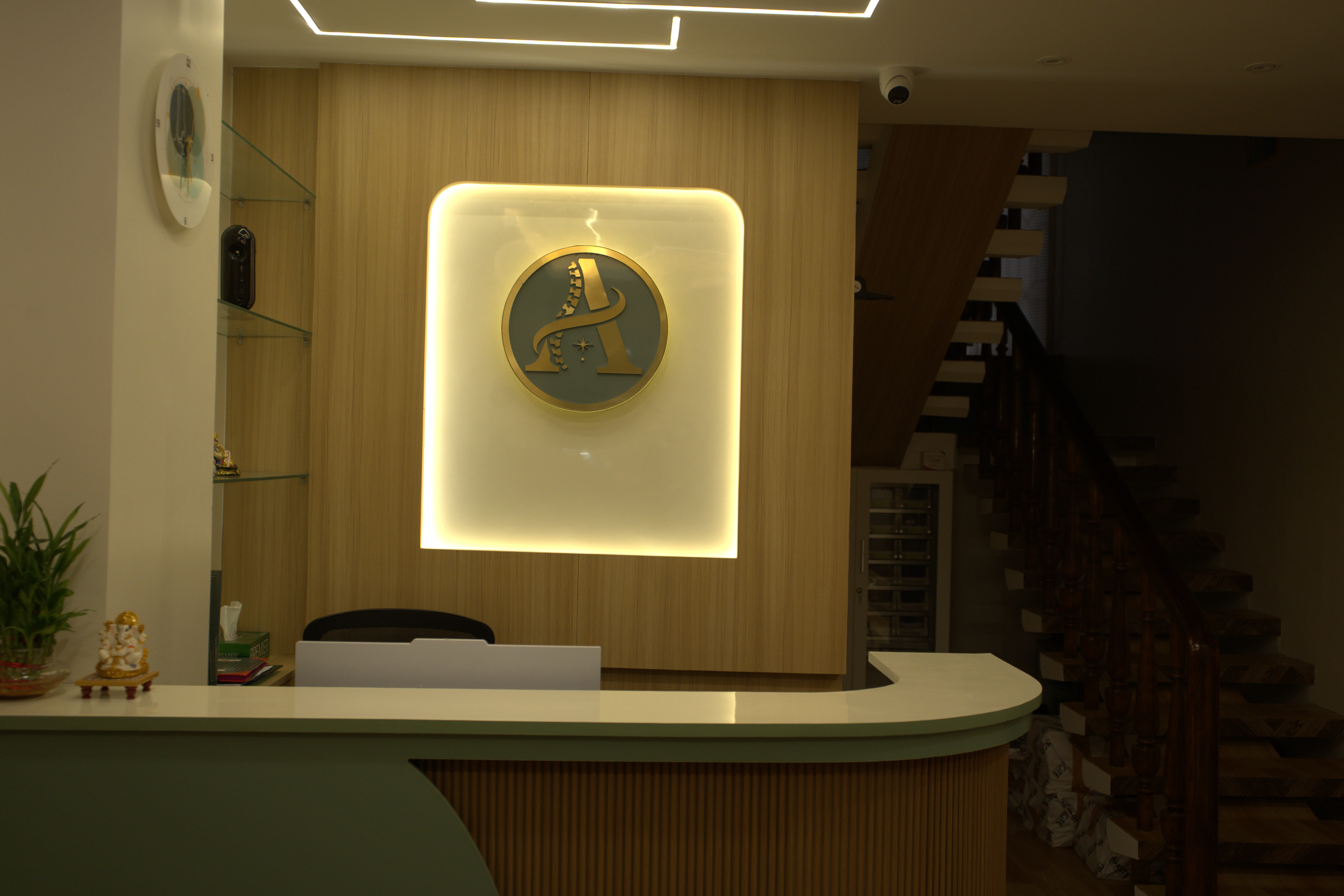 Modern reception area of Align Plus Ortho Clinic